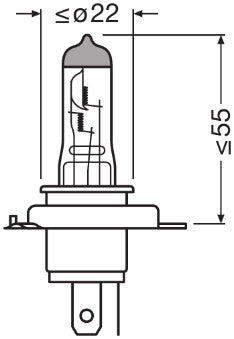 Osram H4 sijalica NIGHT BREAKER Silver