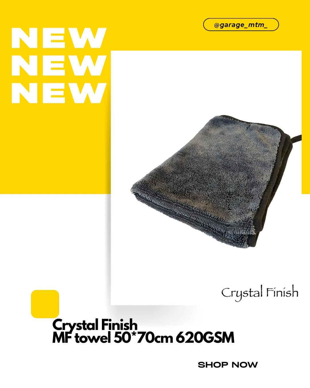 Crystal Finish MF peškir 50*70cm 620GSM